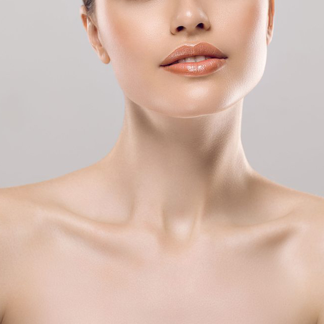 Liposuction of the neck and double chin